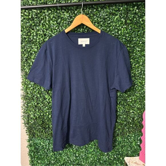 The Wheat Collection Men’s Navy Blue Short Sleeve Top Sz XXL NWOT - Picture 1 of 3